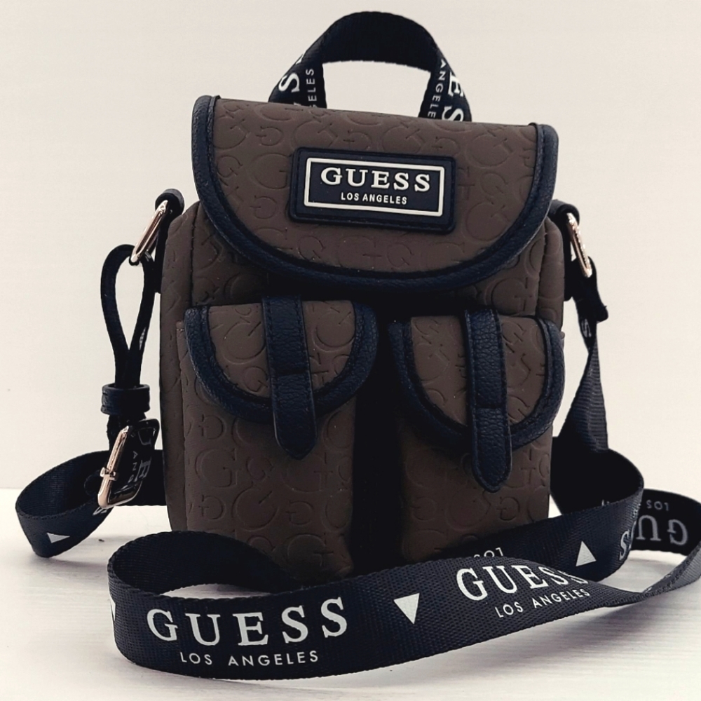 NWOT Women's Olive Mini Faux-leather Guess Sidebag
